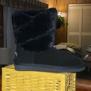 Koolaburra by Ugs Suede Faux fur Boots